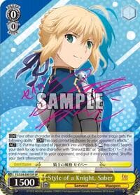 Style of a Knight, Saber (SP)