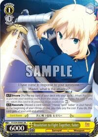 Resolution to Fight Together, Saber (SR)