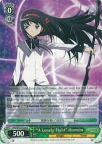 "A Lonely Fight" Homura