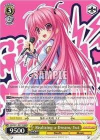 Realizing a Dream, Yui (RRR)