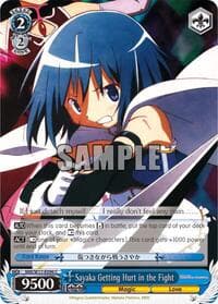 Sayaka Getting Hurt in the Fight