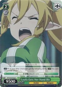 Leafa Gets Her Hand Bit