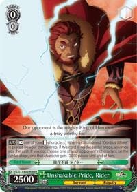 Unshakable Pride, Rider (RRR)