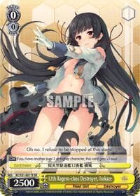 12th Kagero-class Destroyer, Isokaze (SR)