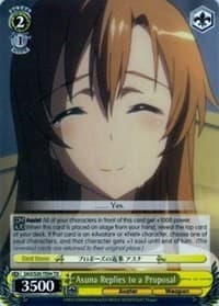 Asuna Replies to a Proposal (TD)