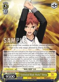 "Unlimited Blade Works" Shirou