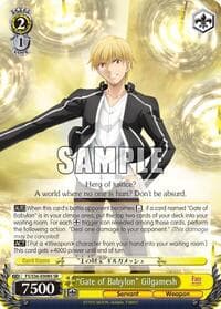"Gate of Babylon" Gilgamesh (SR)