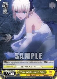 "Pure White Dress" Saber
