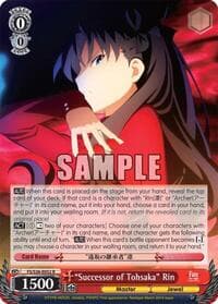 "Successor of Tohsaka" Rin