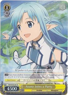 Asuna Joins a Party (Parallel Foil)