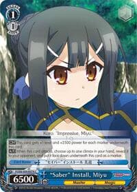 "Saber" Install, Miyu