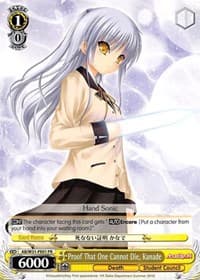 Proof That One Cannot Die, Kanade