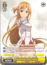 "Lightning Flash" Asuna