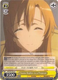 Asuna Replies to a Proposal