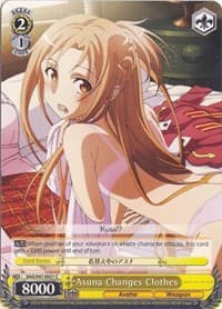 Asuna Changes Clothes