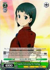 Suguha Conveying Her Feelings