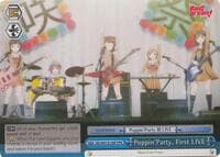Poppin'Party, First LIVE (Parallel Foil)