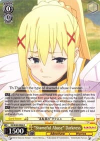 "Shameful Abuse" Darkness