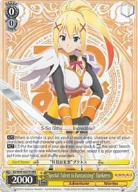 "Special Talent is Fantasizing" Darkness (RRR)
