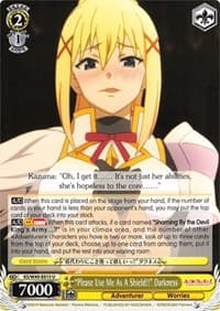"Please Use Me As A Shield!!" Darkness