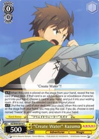 "Create Water" Kazuma