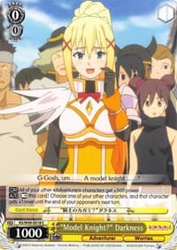 "Model Knight?" Darkness