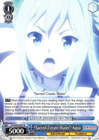 "Sacred Create Water" Aqua