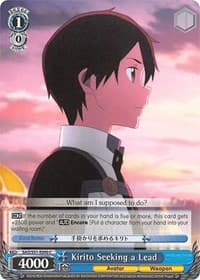 Kirito Seeking a Lead