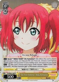 "Do Your Rubesty" Ruby Kurosawa (Parallel Foil)