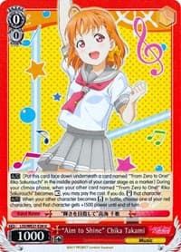 "Aim to Shine" Chika Takami (Parallel Foil)
