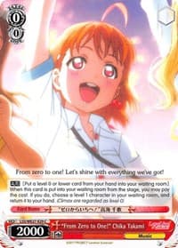 "From Zero to One!" Chika Takami
