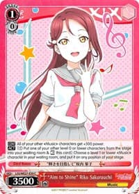 "Aim to Shine" Riko Sakurauchi