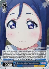"Reminiscent Hug" Kanan Matsuura (Parallel Foil)