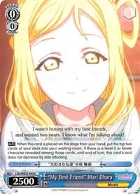 "My Best Friend" Mari Ohara