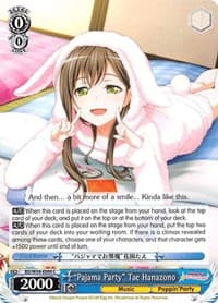 "Pajama Party" Tae Hanazono