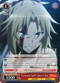 "Command Spell" Saber of Red