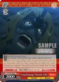 Crying Warmonger" Berserker of Red