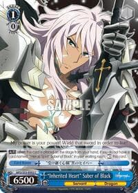 "Inherited Heart" Saber of Black