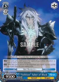 "Volition" Saber of Black (RRR)