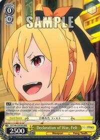 Declaration of War, Felt (RRR)