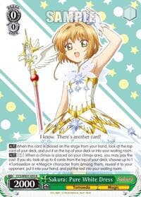 Sakura: Pure White Dress