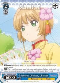 Sakura: Choices, Choices