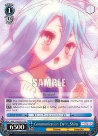 Communication Error, Shiro