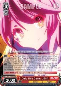 Only One Game, Jibril