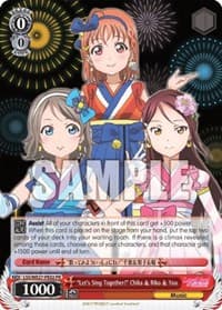 "Let's Sing Together!" Chika & Riko & You