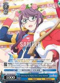 Achieving the Highest Star, Junna Hoshimi