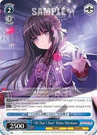 "All That I Hear" Rinko Shirokane (RRR)