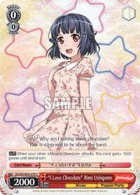 "I Love Chocolate" Rimi Ushigome