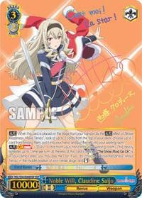 Noble Will, Claudine Saijo (SSP)