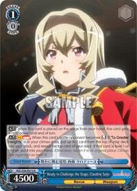 Ready to Challenge the Stage, Claudine Saijo